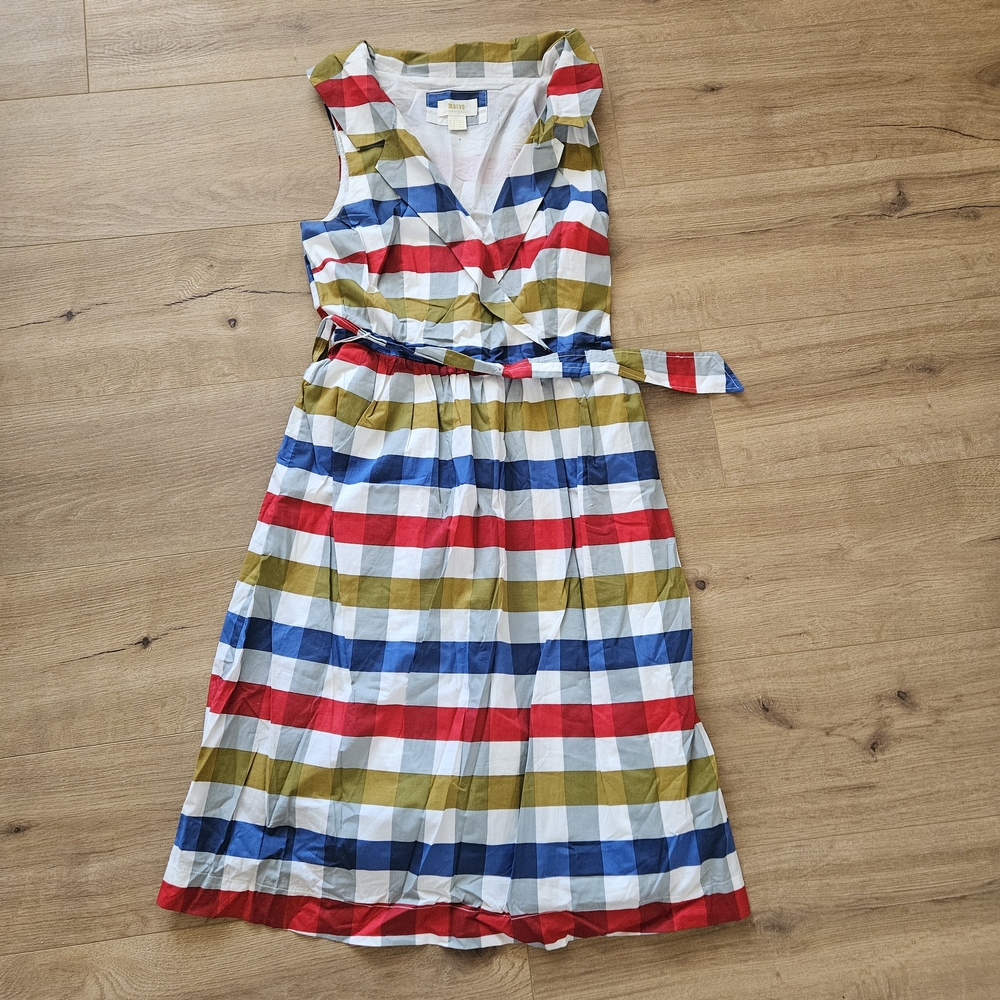 Maeve Multicolor Striped Midi Dress